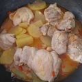 El cooksnap de Jacqueline Lemus cuando hizo Sudado de pollo.