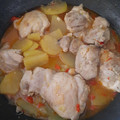 El cooksnap de Jacqueline Lemus cuando hizo Sudado de pollo.