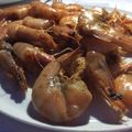 Cooksnap de Florent sur la recette Gambas marinés et snackés à l'ail et persil