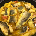 El cooksnap de Maica Jimenez Raull cuando hizo Merluza con patatas a la cúrcuma y comino.
