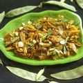 Nidhi Vyas's cooksnap of when they made પાપડી-વલોર રીંગણ નું શાક(papdi Valor nu shaak recipe in Gujarati.