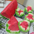 Cooksnap dari Nining untuk resep Bolu Kukus semangka