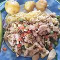 El cooksnap de Andrea cuando hizo Pollo con verduras.
