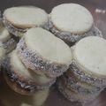 El cooksnap de Paula B Espinosa cuando hizo Alfajores de maicena integrales.