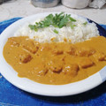 El cooksnap de Liber Almada Trinidad cuando hizo Pollo al curry, con papas al horno!.