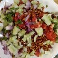 Kanak rani का कुकस्नैप जब उन्होंने चना चाट (chana chat recipe in Hindi) बनाया था।