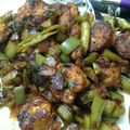 anwarsadath's cooksnap of when they made Chilly Prawns.. an exotic delight.
