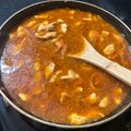 El cooksnap de Javier Vargas cuando hizo Fajitas de pollo con los colores de la Navidad.
