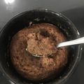 El cooksnap de Yesenia Arteta cuando hizo Bizcocho a la taza de plátano.