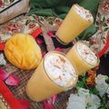 Lovely Agrawal का कुकस्नैप जब उन्होंने मैंगो लस्सी बनाया था।