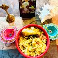 Tanzeena Mukherjee's cooksnap of when they made ভুনা খিচুড়ি (Bhuna khichuri recipe in Bengali).