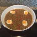 El cooksnap de Eva Nicolás Soler cuando hizo Guisantes con jamón y huevo duro.