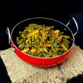 Geeta Panchbhai का कुकस्नैप जब उन्होंने बीन्स मटर की सब्जी(beans matar ki sabji recipe in hindi) बनाया था।