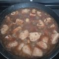 El cooksnap de Cristina cuando hizo Pechuga de pollo al ajillo.