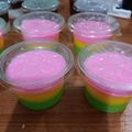 Cooksnap dari Putry Thya untuk resep Puding susu pelangi
