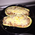 El cooksnap de Peit cuando hizo Berenjenas rellenas de carne picada.