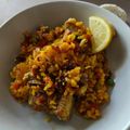 El cooksnap de Jose Ramon Royo cuando hizo Arroz con costillas.