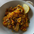 El cooksnap de Jose Ramon Royo cuando hizo Arroz con costillas.
