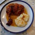 El cooksnap de Isabel cuando hizo Pollo Asado a Baja Temperatura Shalakabula con Patatas Gajo.