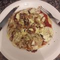 El cooksnap de Pedro Gennari cuando hizo Pizza fugazzeta o de cebolla.