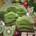 Cooksnap dari 李安娜💖 untuk resep Marmer Cake Pandan Putih Telur #BikinRamadanBerkesan