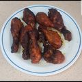 Jhansi's cooksnap of when they made Mango Buffalo Wings.