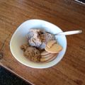 El cooksnap de Paula y Pedro cuando hizo Helado casero de banana y frutilla sin azúcar.