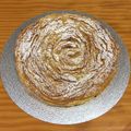 El cooksnap de Paquila74 cuando hizo Ruffled Milk Cake (Galatopita, pastel Griego rizado).