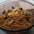 El cooksnap de Encarni Sepulveda cuando hizo Pasta con Cavolo Nero (o Col Negra).