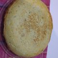 El cooksnap de Sandra Soprani cuando hizo Tortilla de puré rellena.