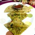 NEETA BHARGAVA 's cooksnap of when they made Cabbage Paratha.