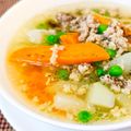 Mónika Gyurászné Cooksnap-ja, amikor elkészítette a(z) Darálthúsos leves receptet.