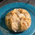 El cooksnap de abryl diaz cuando hizo Pan casero relleno de jamón y queso, con harina Pureza.