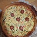 El cooksnap de Dani Calaf cuando hizo Quiche de verduras y bacon.