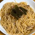 柴犬のお顔☆'s cooksnap of when they made ☆ツナと玉ねぎのにんにく醤油パスタ☆.