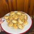El cooksnap de Tamara Pereyra cuando hizo Escones de queso, con cereales.