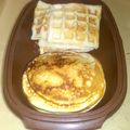 El cooksnap de Marina Rocha cuando hizo Waffles sin TACC y con dulce de leche.