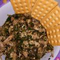 El cooksnap de fredis cortez cuando hizo Ceviche de Tiburón.