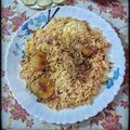 Priyanka Sinha's cooksnap of when they made চিকেন বিরিয়ানি (chicken biryani recipe in Bengali).