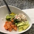 El cooksnap de Mike Mammers cuando hizo Sushi bowl.