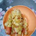 Cooksnap dari Bunda Aliyahfiddin untuk resep Hotang / Hotdog Kentang / Sosis Kentang
