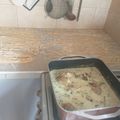 El cooksnap de Martin Arango cuando hizo Pasta en salsa de pollo al verdeo.