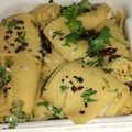Tânvi Vârshnêy का कुकस्नैप जब उन्होंने खांडवी (khandvi recipe in Hindi) बनाया था।