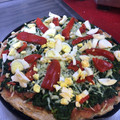 El cooksnap de Andrea Lazzaro cuando hizo Pizza integral vegetariana .