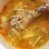 El cooksnap de Kristel Borges cuando hizo Sopa de pollo con pasta casera.