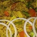 Meena Dutt's cooksnap of when they made Tawa pulav.