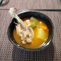 El cooksnap de Antonio Marin cuando hizo Caldo de Pollo con Verduras.