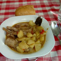 El cooksnap de MaryGlory cuando hizo Patatas guisadas con costillas de cerdo adobadas.