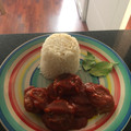 El cooksnap de Camila Herrera cuando hizo Spaghetti con salsa de tomate y albóndigas.