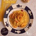 Cooksnap dari Tisha's Kitchen untuk resep Spicy Shrimp Aglio Olio